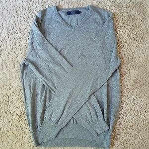J. Crew Cotton with Cashmere Grey Sweater
